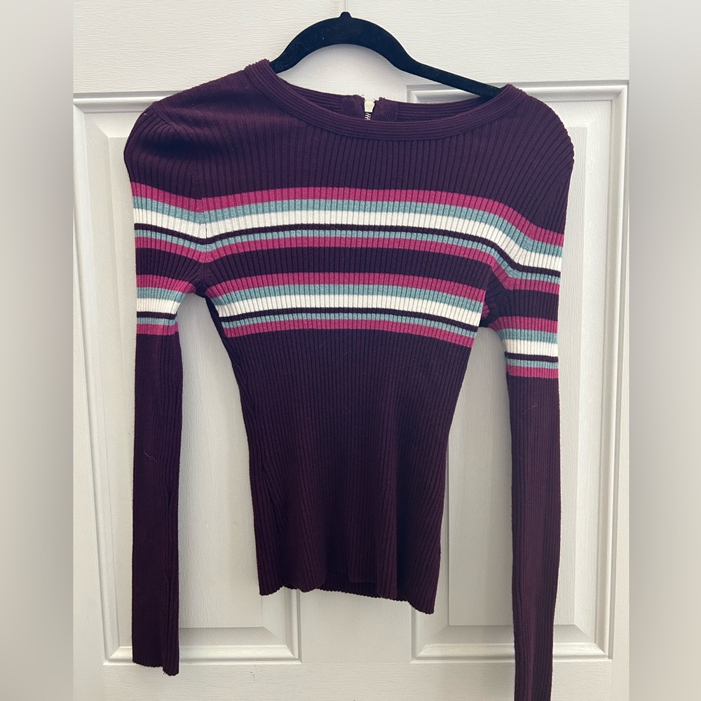 Hooked Up by IOT Ribbed Top